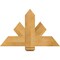 Ekena Millwork Kennewick Rough Sawn Timber Gable Bracket, Western Red Cedar, 36"W x 23"H x 2"D x 6"F, 15/12 Pitch GBW036X23X0206KEN00RWR - alternate 1